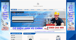 Desktop Screenshot of codienlanhvuchinh.com